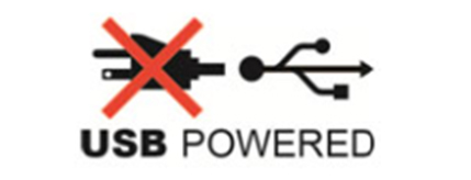 USB powered icon